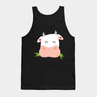 Strawberry Cow Pillow Pet Tank Top